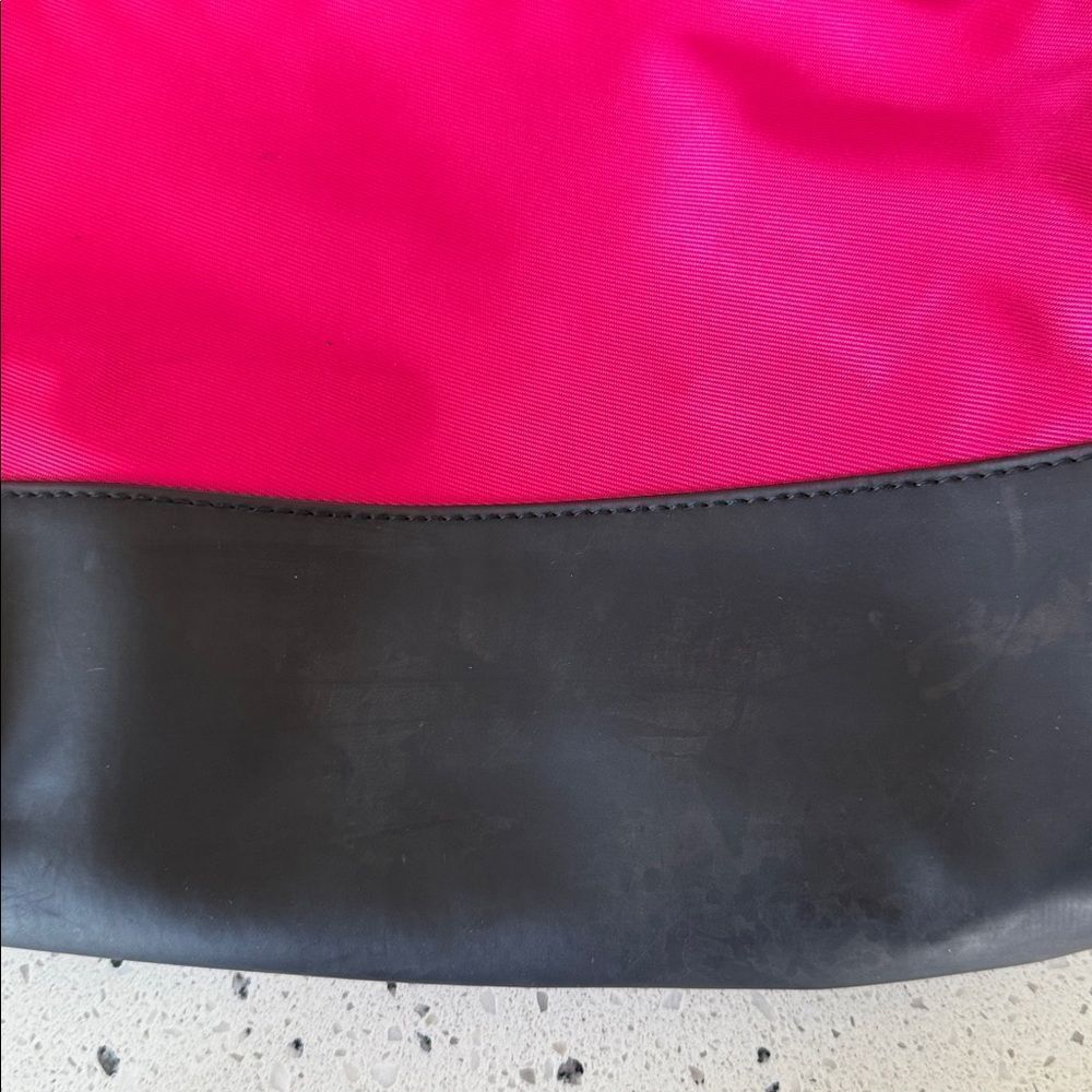 Polo Sport by Ralph Lauren Vintage 90’s Pink Black Messenger Bag Crossbody Retro - Picture 11 of 16